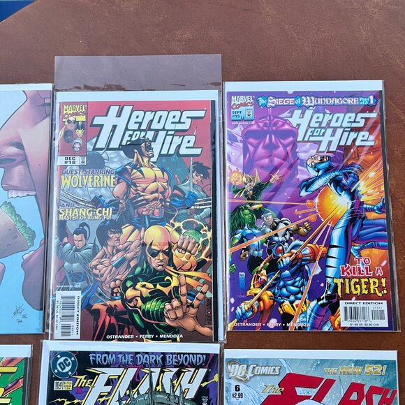 Lot of 9 Comics Flash, Damage Control, Heroes For Hire, Ultimate Six, Spider-Man - Picture 4 of 6